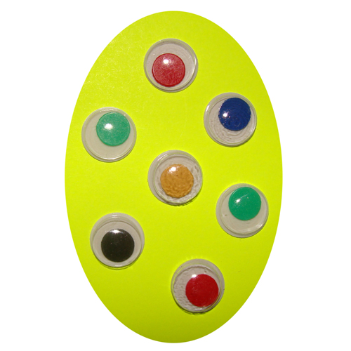Yeux ronds � pupilles mobiles - Couleurs assorties