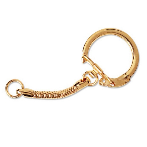 Porte-cl�s dor�s