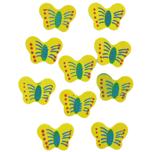 Papillons en bois d�cor�