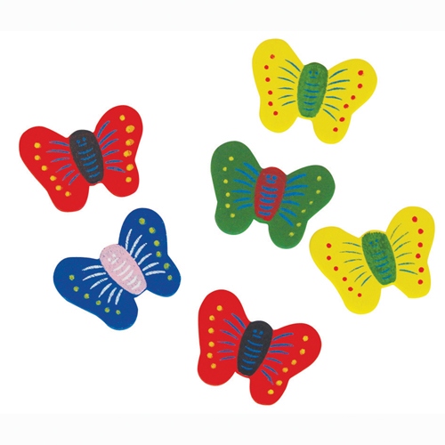 Grands Papillons en bois d�cor�