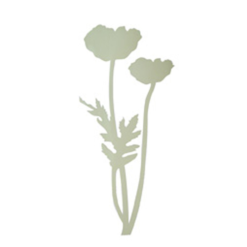 Miroir acrylique - Coquelicots