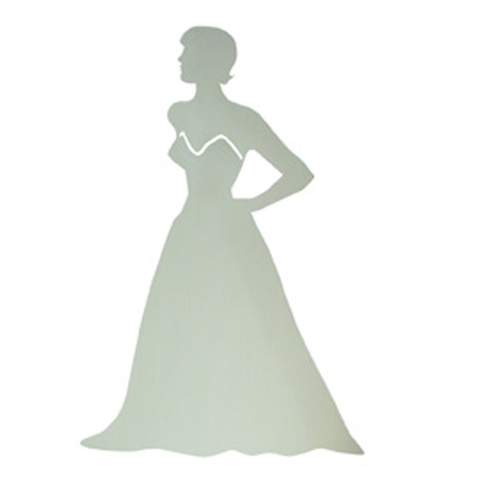 Grand miroir acrylique - Silhouette