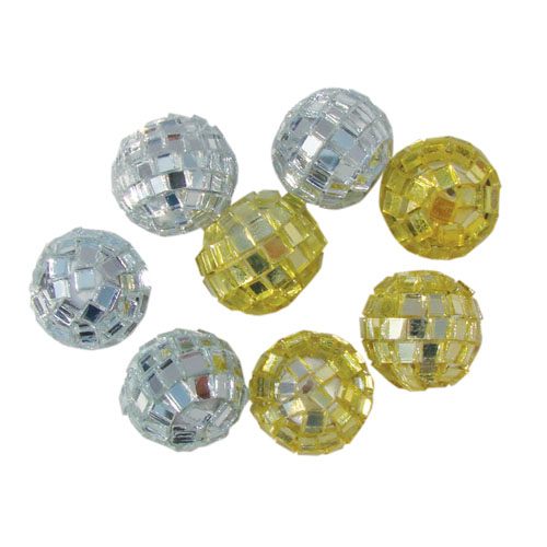 Boules � facettes - Or & Miroir