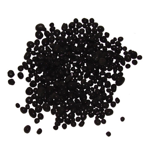 Mini galets d�coratifs - Noir taupe