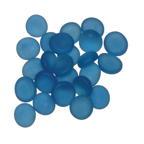 Galets d�coratifs - Bleu N�on