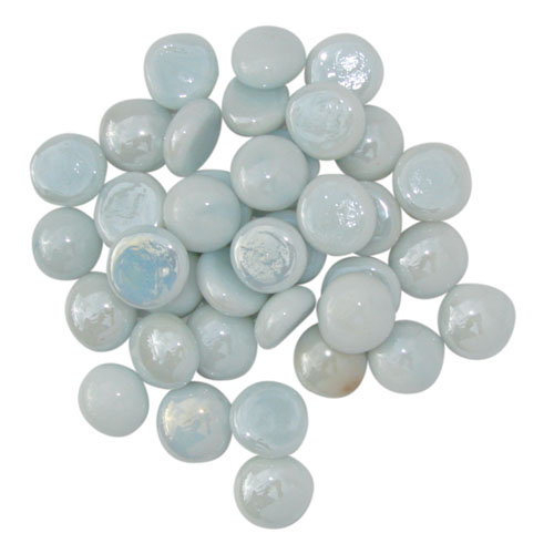 Galets d�coratifs - Blanc