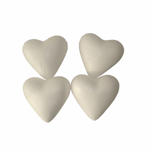 Set de 4 coeurs en polystyr�ne