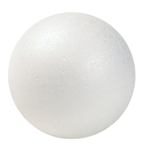 Boule en polystyr�ne - 10 cm