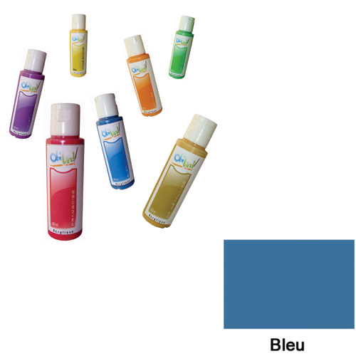 Peinture acrylique - Bleu