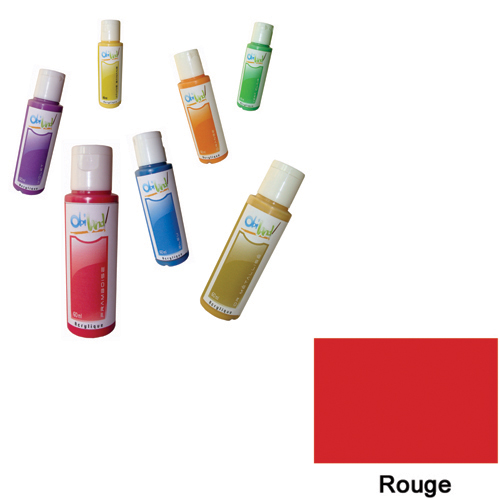Peinture acrylique - Rouge