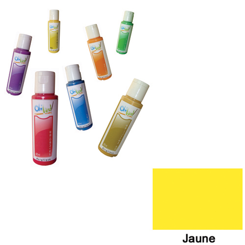Peinture acrylique - Jaune