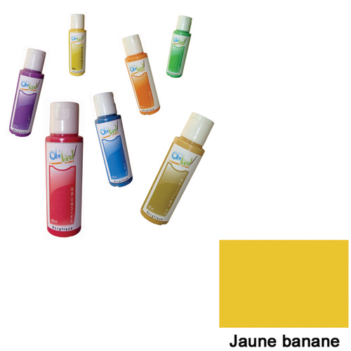 Peinture acrylique - Jaune Banane