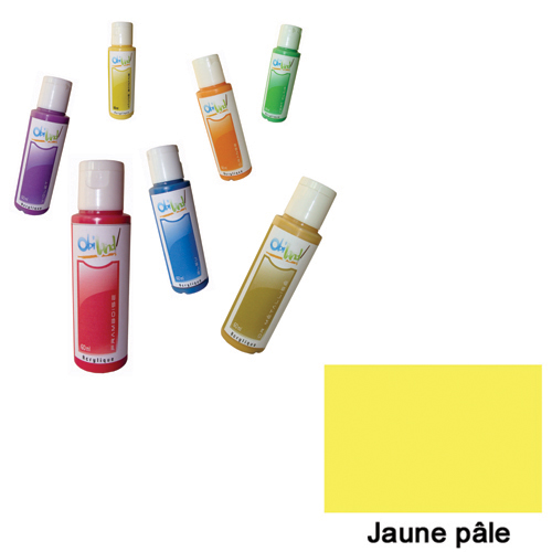Peinture acrylique - Jaune p�le