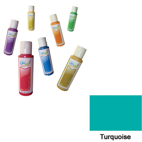 Peinture acrylique - Turquoise