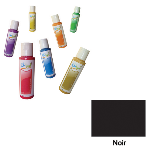 Peinture acrylique - Noir