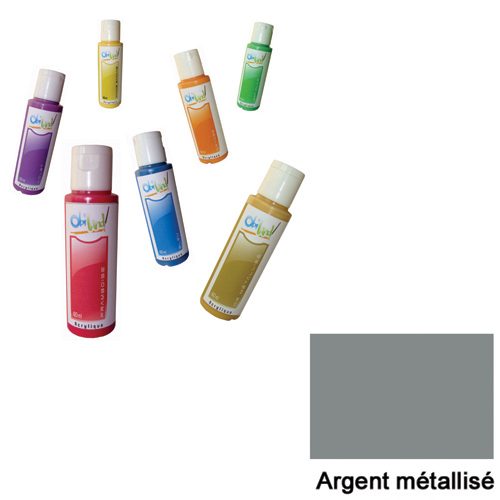 Peinture acrylique - Argent m�tallis�