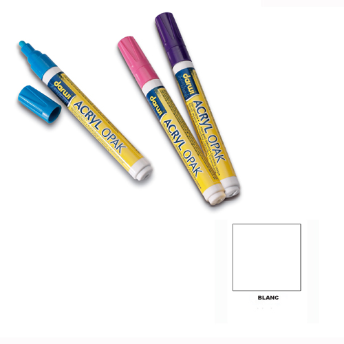 Marqueur Acryl�Opak - Blanc