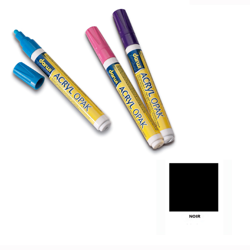 Marqueur Acryl�Opak - Noir
