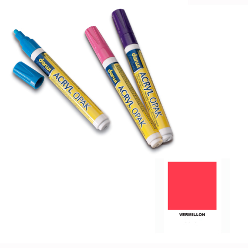 Marqueur Acryl�Opak - Vermillon