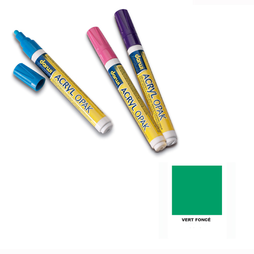 Marqueur Acryl�Opak - Vert fonc�