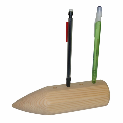 Porte stylos en forme de crayon