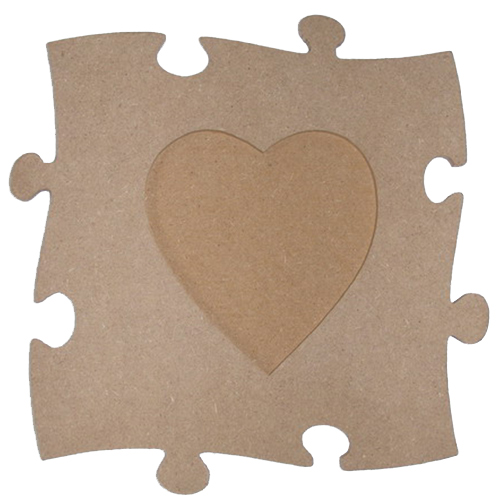 Cadre puzzle �Coeur�
