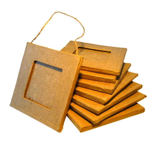 Mini cadre carr� avec cordon